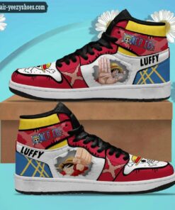 one piece monkey d.luffy jordan 1 high sneakers anime shoes 1 qIDej