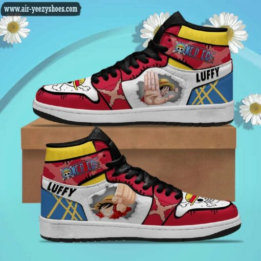 One Piece Monkey D.Luffy Anime High Sneaker Boots