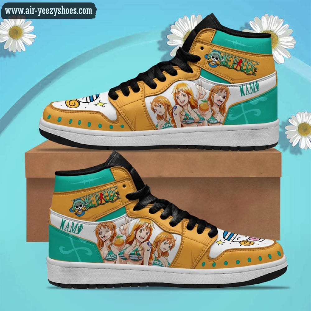 One Piece Nami Anime High Sneaker Boots