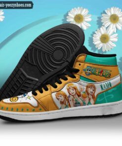 one piece nami jordan 1 high sneakers anime shoes 3 Yy1u0