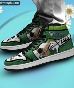 one piece roronoa zoro jordan 1 high sneakers anime shoes 2 2e5mT
