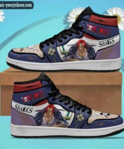 one piece shanks red hair jordan 1 high sneakers anime shoes 1 9SSDS