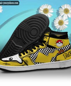 pikachu jordan 1 high sneakers pokemon anime shoes 3 q7xrV