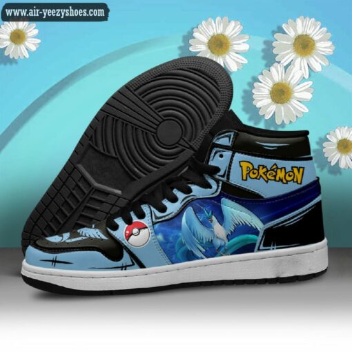 pokemon articuno jordan 1 high sneakers pokemon anime shoes 3 vry2R