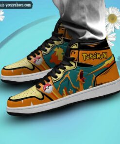 pokemon charizard jordan 1 high sneakers pokemon anime shoes 2 E6S4o