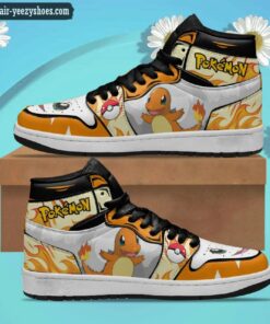 pokemon charmander jordan 1 high sneakers pokemon anime shoes 1 COlwd