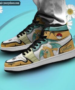 pokemon dragonite jordan 1 high sneakers anime shoes 3 gW3qT