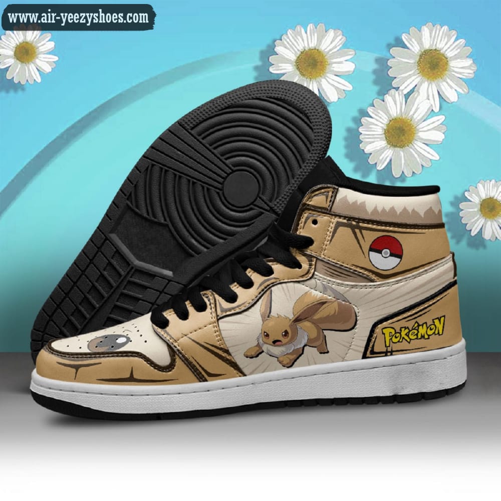 Pokemon Eevee Anime High Sneaker Boots