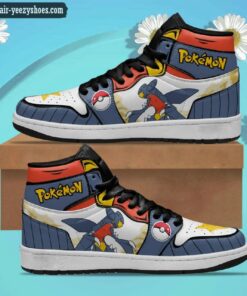 pokemon garchomp jordan 1 high sneakers pokemon anime shoes 1 5xdd0