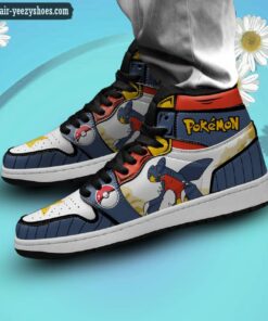 pokemon garchomp jordan 1 high sneakers pokemon anime shoes 2 DcFVB