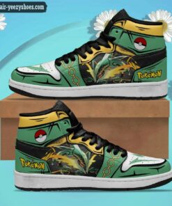 pokemon rayquaza jordan 1 high sneakers anime shoes 1 Hbyxt
