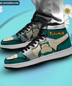pokemon snorlax jordan 1 high sneakers pokemon anime shoes 2 sn7Vb