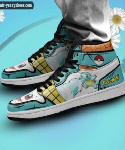 pokemon squirtle jordan 1 high sneakers anime shoes 3 8s9SC