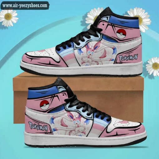 pokemon sylveon jordan 1 high sneakers anime shoes 1 QPle2