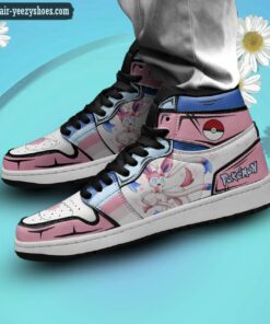 pokemon sylveon jordan 1 high sneakers anime shoes 3 R664T