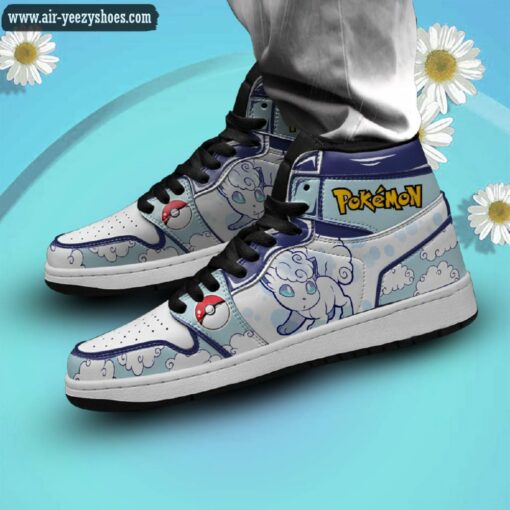 Pokemon Vulpix alola Pokemon Anime Synthetic Leather Stitching Shoes – Custom Sneakers