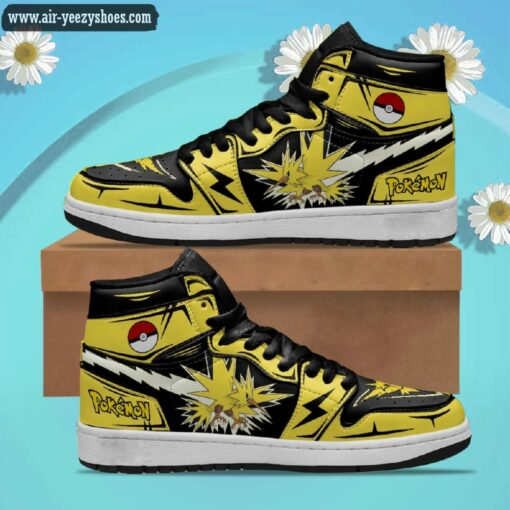 pokemon zapdos jordan 1 high sneakers anime shoes 1 6BIuO