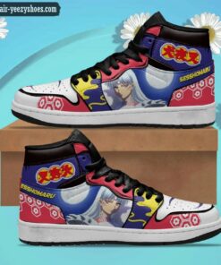 sesshomaru jordan 1 high sneakers inuyasha anime shoes 1 ukT7e