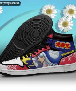 sesshomaru jordan 1 high sneakers inuyasha anime shoes 3 jM3Dn