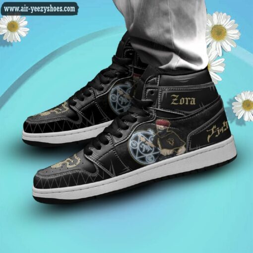 zora ideale jordan 1 high sneakers black clover anime shoes 2 nkmIy