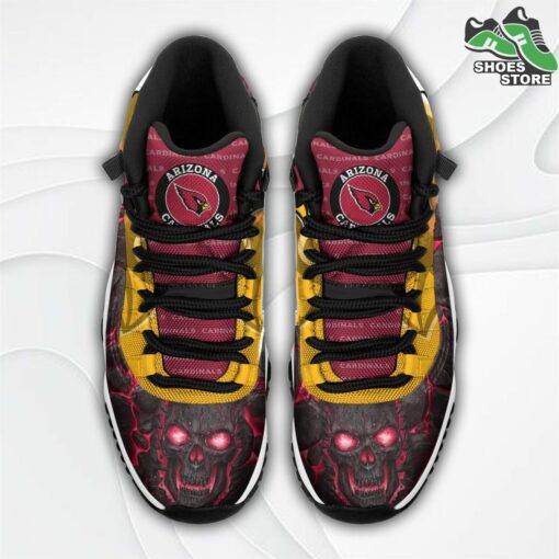arizona cardinals logo lava skull j11 shoes casual sneakers 2 tmgupq
