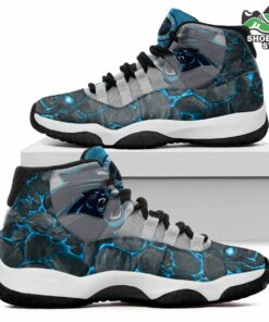 carolina panthers logo lava skull j11 shoes casual sneakers 2 lfmced