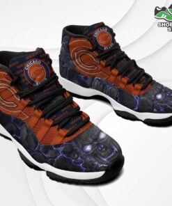 chicago bears logo lava skull j11 shoes casual sneakers 3 bj9ip5