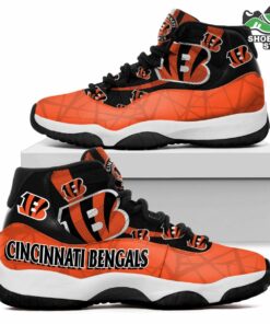 Cincinnati Bengals Logo J11 Shoes, Casual Sneakers