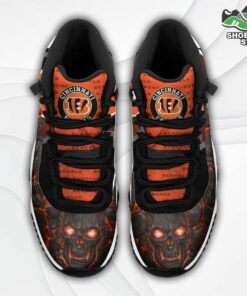 cincinnati bengals logo lava skull j11 shoes casual sneakers 3 ay72bx