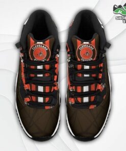 Cleveland Browns Logo J11 Shoes, Casual Sneakers