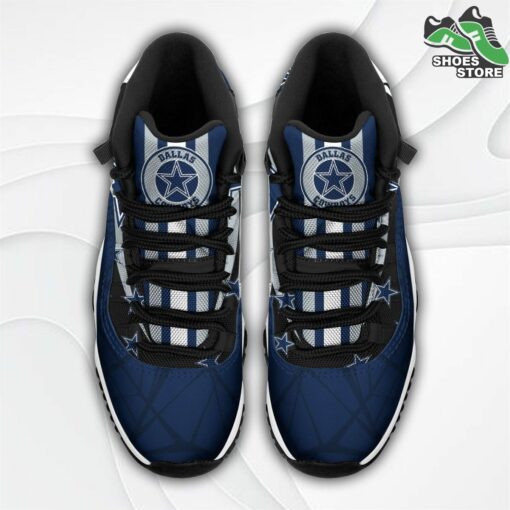 Dallas Cowboys Logo J11 Shoes, Casual Sneakers