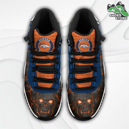 denver broncos logo lava skull j11 shoes casual sneakers 1 aklquc