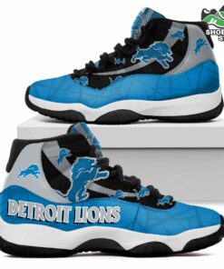 Detroit Lions Logo Air Jordan 11 Sneakers