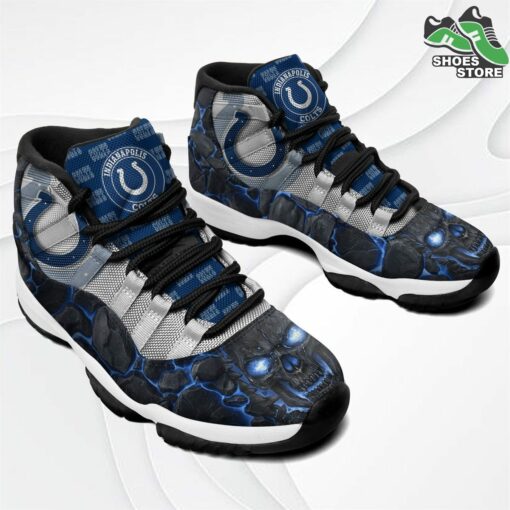 indianapolis colts logo lava skull j11 shoes casual sneakers 2 dvjmci