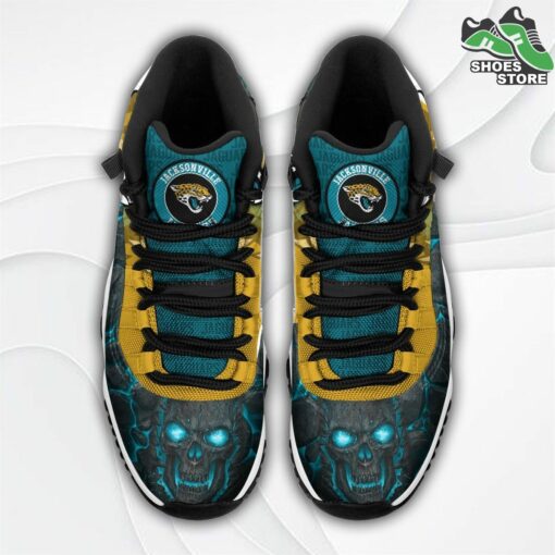 jacksonville jaguars logo lava skull j11 shoes casual sneakers 1 mmdha3