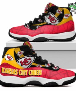 Kansas City Chiefs Logo J11 Shoes, Casual Sneakers