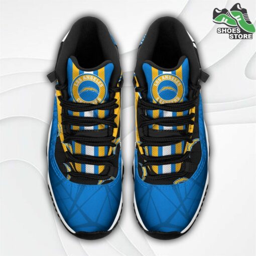los angeles chargers logo air jordan 11 sneakers 1 im9b0e