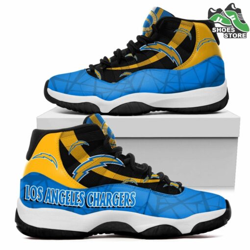 Los Angeles Chargers Logo Air Jordan 11 Sneakers