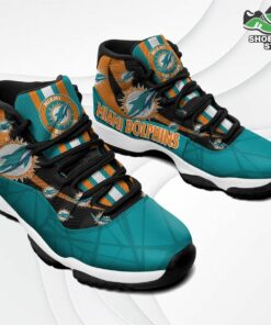 miami dolphins logo j11 shoes casual sneakers 2 lnvd0b