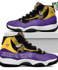 Minnesota Vikings Logo J11 Shoes, Casual Sneakers