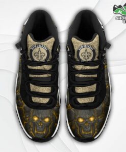 new orleans saints logo lava skull air jordan 11 sneakers 1 dv8jci