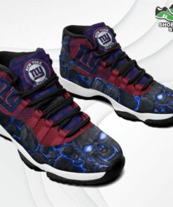 New York Giants Logo Lava Skull Air Jordan 11 Sneakers