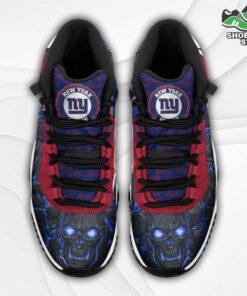 New York Giants Logo Lava Skull Air Jordan 11 Sneakers