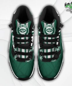 New York Jets Logo Air Jordan 11 Sneakers