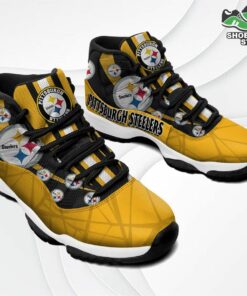 Pittsburgh Steelers Logo Air Jordan 11 Sneakers