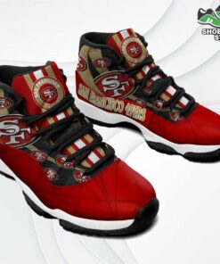 san francisco 49ers logo j11 shoes casual sneakers 1 ojtgx7