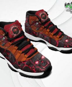 tampa bay buccaneers logo lava skull j11 shoes casual sneakers 1 x70l07