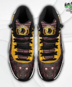 washington redskins logo lava skull j11 shoes casual sneakers 2 nas9j9
