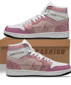 louis vuitton pink air jordan 1 high top sneakers oam1k8