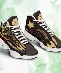 black clover black bull air jordan 13 sneakers custom anime shoes 1 erpku2